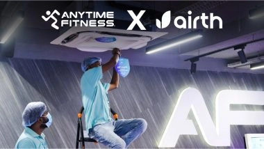 Business News | Anytime Fitness Partners with AIRTH to Launch India's First Clean Air Gym Movement