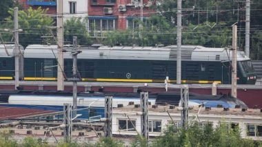 World News | North Korean Leader Boards Armoured Green Train for China Visit