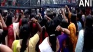 India News | Kerala: BJP Mahila Morcha Workers Carry out March to KPCC Office over Remarks Against PM Modi's Mother