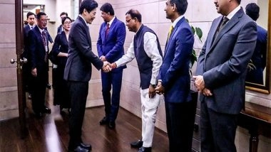 World News | Singapore PM Lawrence Wong Arrives in India on Three-day Visit