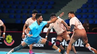 Sports News | Fisherman's Son Chekka Nagababu Shines as Best Raider in Yuva Andhra Championship 2025, Aspires to Play in PKL