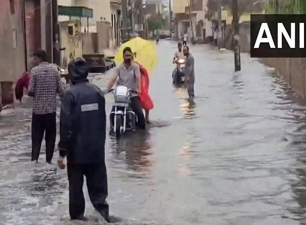 India News | Haryana Rains: Ambala Sees Waterlogging; Light Showers in Karnal