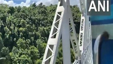 India News | 51.38 Km Long Bairabi-Sairang Railway Project Set to Revolutionise Connectivity in Mizoram, for the First Time After Independence