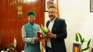 India News | Himachal Education Minister Extends Invitation to the Governor for the Teachers' Day Function
