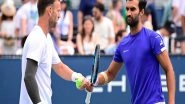 Sports News | US Open: Indian Tennis Star Yuki Bhambri Creates History with Maiden Grand Slam Doubles Semi-finals Entry
