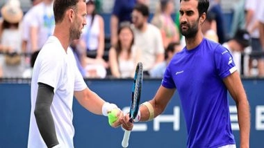 Sports News | US Open: Indian Tennis Star Yuki Bhambri Creates History with Maiden Grand Slam Doubles Semi-finals Entry