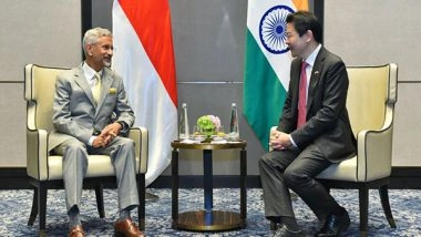 World News | EAM Jaishankar Calls on Singapore PM Wong, Holds Talks on Strengthening Bilateral Ties