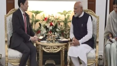 World News | PM Modi Holds Bilateral Meeting with Singaporean Counterpart Lawrence Wong in Delhi