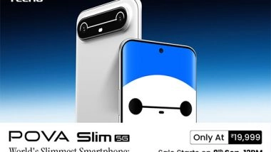 Business News | TECNO Launches POVA Slim 5G - the World's Slimmest Phone and a Bold Step in Its 3B Journey