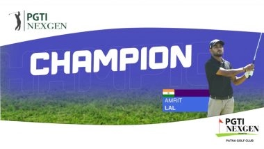 Business News | Amrit Lal Clinches PGTI Next Gen Title at Patna Golf Club