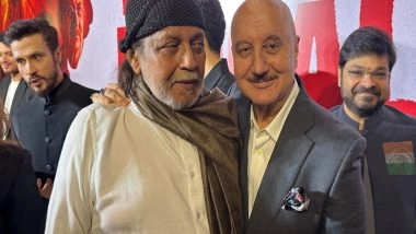 Entertainment News | Anupam Kher, Mithun Chakraborty Attend Screening of 'The Bengal Files'