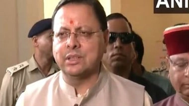 India News | Uttarakhand CM Pushkar Singh Dhami Extends Greetings on Occasion of Onam