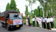 India News | Punjab Governor Flags off 9 Trucks of Relief Material for Flood Victims