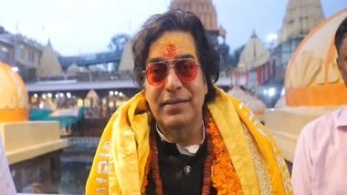 Entertainment News | Ashutosh Rana Offers Prayers at Mahakaleshwar Temple in Ujjain