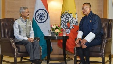 World News | EAM Jaishankar Meets Bhutan PM Tshering Tobgay in Delhi