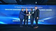Business News | Bansal Ship Breakers Receives National Honour for Sustainable Ship Recycling at DG Shipping's 75th Anniversary
