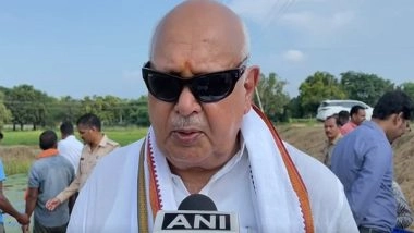 India News | UP: Agriculture Minister Surya Pratap Shahi Inspects Makhana Cultivation in Ayodhya