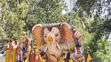 India News | Telangana: Balapur Ganesh Immersion Procession Begins with Traditional Bhajans