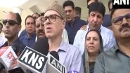 India News | Govt Emblems Are Not Used at Religious Places: J-K CM Omar Abdullah Questions Use of National Emblem on Hazratbal Shrine Plaque