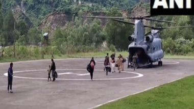 India News | Himachal Rains: 64 Pilgrims Airlifted from Chamba's Bharmour After Weather Conditions Improve