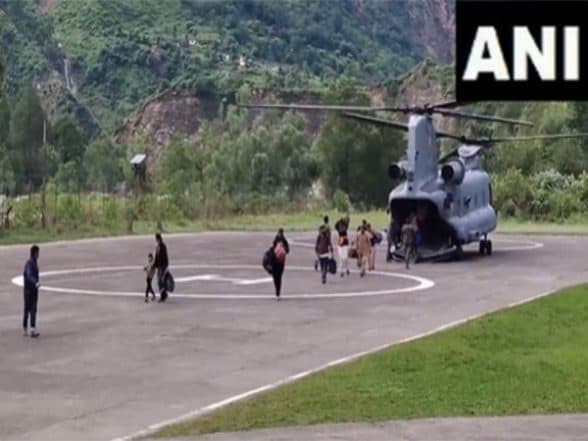 India News | Himachal Rains: 64 Pilgrims Airlifted from Chamba's Bharmour After Weather Conditions Improve