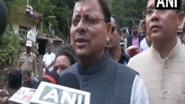 India News | Uttarakhand CM Dhami Prioritizes Restoration of Bridges, Roads, and Essential Services in Flood-affected Areas