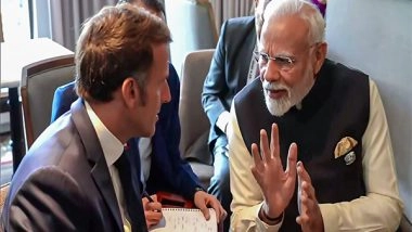 World News | PM Modi, French President Exchange Views on Recent Efforts to Bring an End to Ukraine Conflict