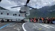 India News | IAF Helicopters Continue Relief Operations Across Flood-affected Punjab, Himachal, J-K