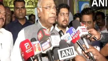 India News | Kharge Meets Family Members of Peetadhipathi Dr Sharanabasappa Appa Who Passed Away Recently in Kalaburagi