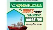 Business News | Kongsberg Maritime Signs Deal for India's First Electric Tug at Deendayal Port