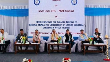 India News | DRDO Organises Conclave for Capacity Building of MSMEs for Development of UP Defence Industrial Corridor