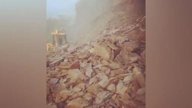 India News | Himachal: Landslide Blocks Theog-Hatkoti Route, Restoration Underway at NH 705