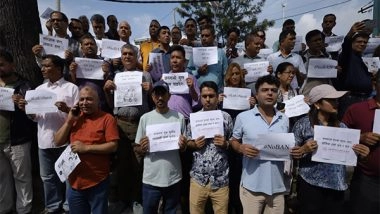 World News | Journalists in Nepal Take to Streets Against Social Media Ban, Call for Nationwide Protest