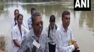 India News | Chhattisgarh: Health Team Crosses Swollen River to Set Up Camp in Bijapur Village