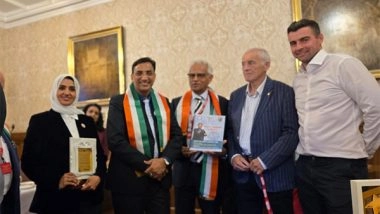 Business News | Special Presence of Dr. Arpit Chopra Jain at the International Peace Conclave Held at the House of Lords, London