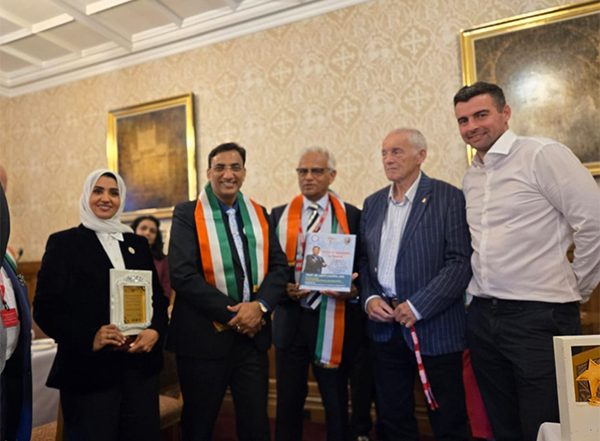 Business News | Special Presence of Dr. Arpit Chopra Jain at the International Peace Conclave Held at the House of Lords, London