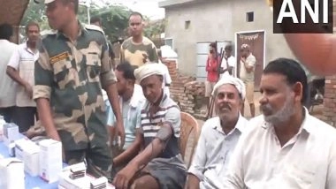 India News |   Punjab: BSF Organises Medical Camp in Flood-hit Area of Fazilka District