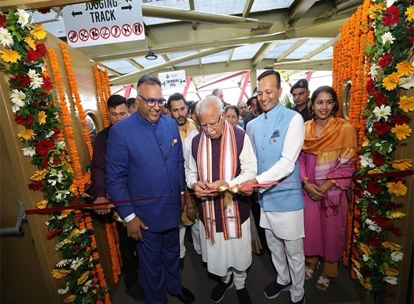 Business News | Union Minister Manohar Lal Khattar Dedicates World Class Sports Academy at JGU to the Nation