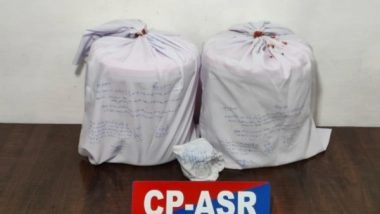 India News | Amritsar Police Bust Cross-border Heroin Cartel, 8.1 Kg Seized; Smuggler Soni Singh Among 5 Held