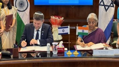 World News | Israel, India Sign Bilateral Investment Agreement to Boost Economic Ties