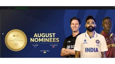 Sports News | Siraj, Henry, Seales Nominated for ICC Men's Player of the Month Award