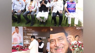 India News | Assam House Delhi Pays Tribute to Bhupen Hazarika as Birth Centenary Celebrations Begin