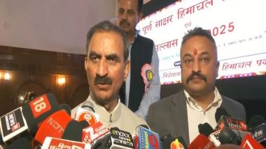 India News | Himachal Pradesh Declared Fully Literate State; CM Sukhu Vows Education Reforms