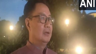 India News | NDA Vice President Candidate Will Get More Support Than Strength of Ruling Alliance: Rijiju