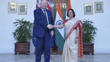 World News | India-New Zealand Hold Wide-ranging Discussions on Defence, Trade During Foreign Office Consultations