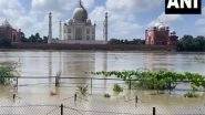 India News | Water Level of Yamuna Near Taj Mahal Increases After Heavy Rainfall