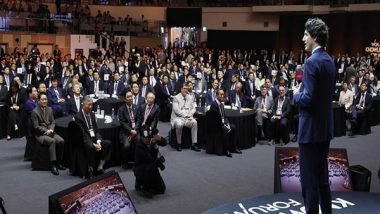 World News | Justin Trudeau Praises Korea's Democratic Resilience, Calls for Openness at World Knowledge Forum