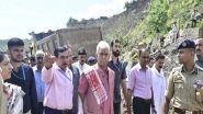 India News | J-K LG Visits Udhampur, Inspects Ongoing Restoration Works on National Highway-44