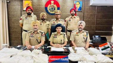 India News | Punjab: Pak-backed Drug Smuggling Cartel Busted in Faridkot, 2 Held with 12.1 Kg Heroin