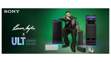 Business News | Sony India Amplifies the Party with New Products Under ULT POWER SOUND Series